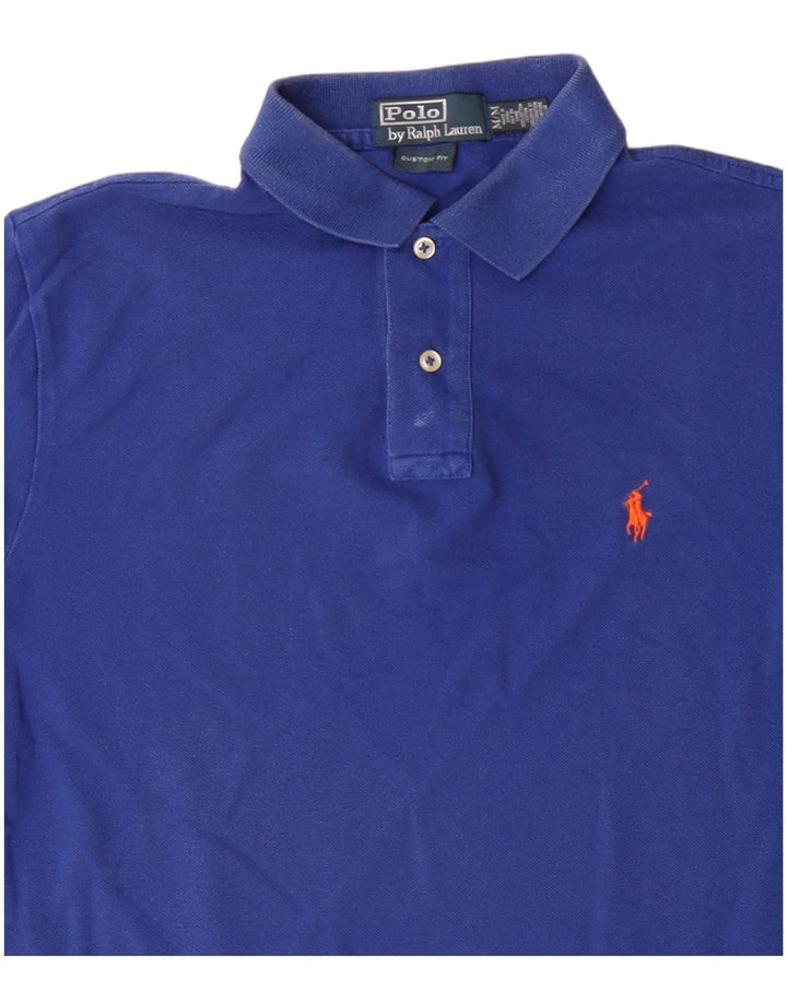 Polo Ralph Lauren da uomo su misura Polo in cotone blu medio