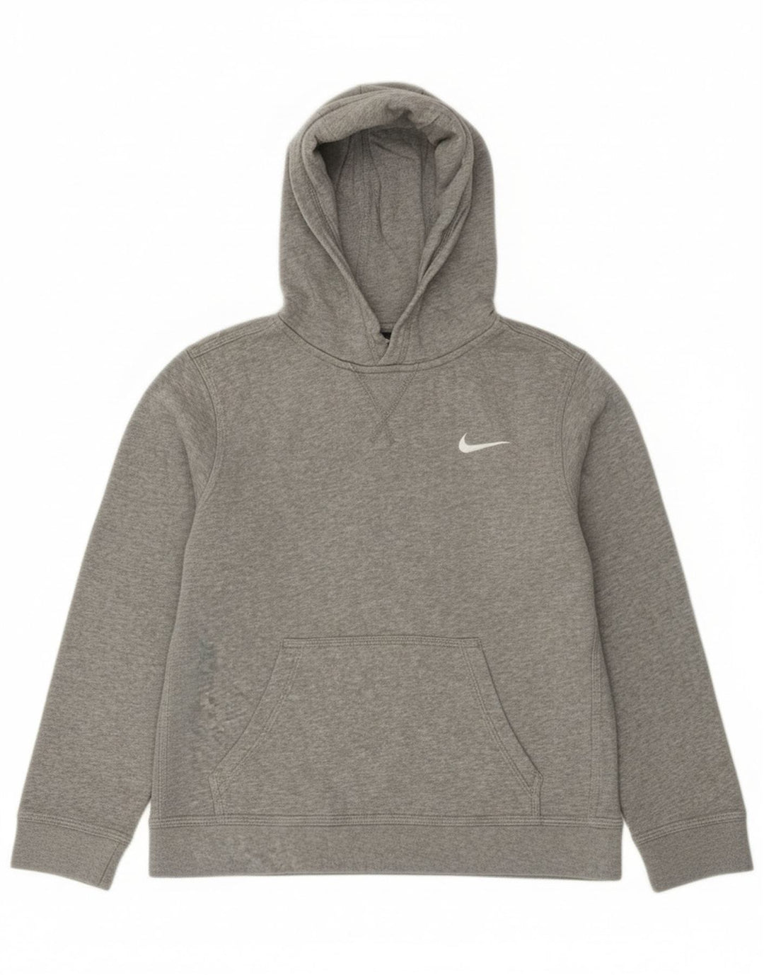 Felpa con cappuccio da ragazzo Nike 10-11 anni grigio medio chiazzato