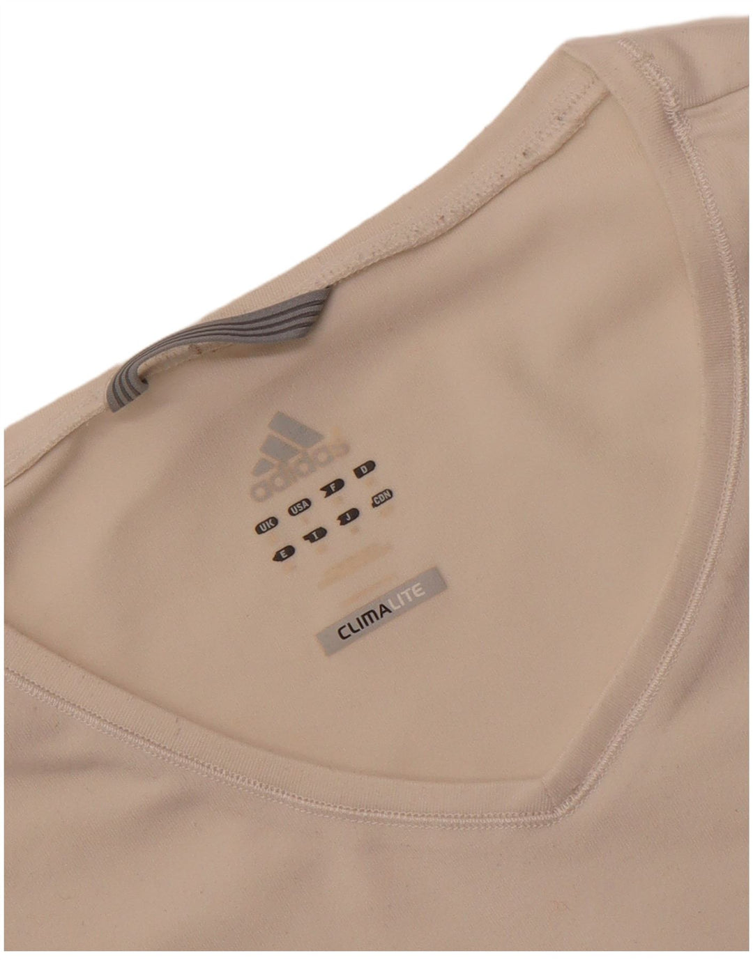 ADIDAS Womens Climalite T-Shirt Top UK 8 Small White