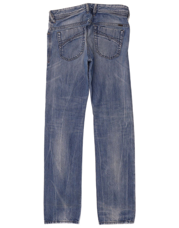 Jeans dritti da uomo Diesel W29 L32 in cotone blu