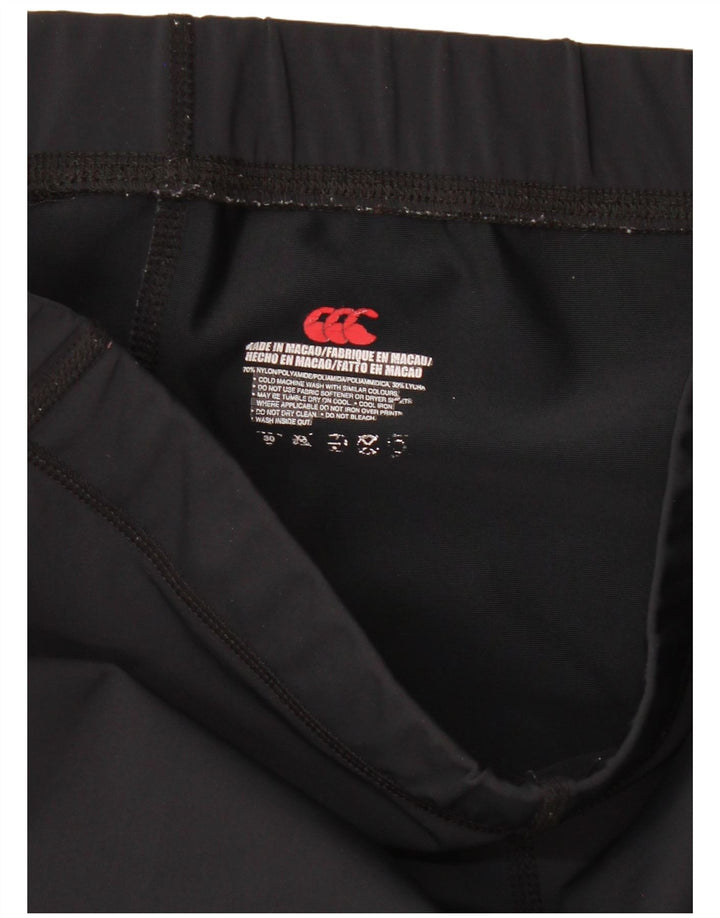 Pantaloncini sportivi a compressione da uomo CANTERBURY nylon nero medio