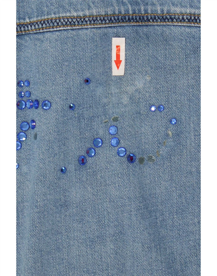 Giacca in denim da donna Antonette UK 18 XL cotone blu