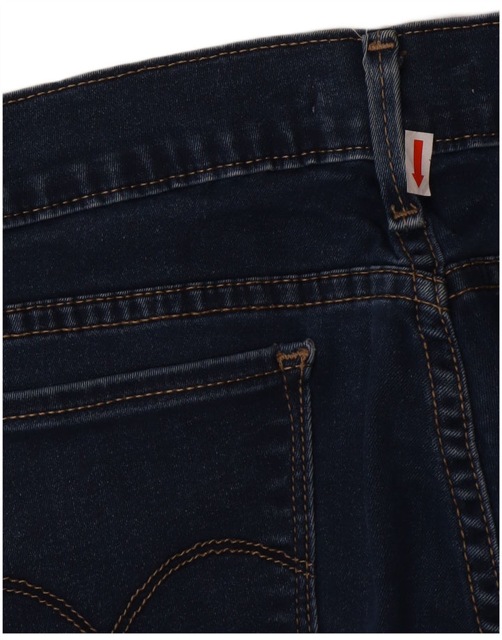 Jeans Levi's da donna 710 super skinny W32 L30 cotone blu navy