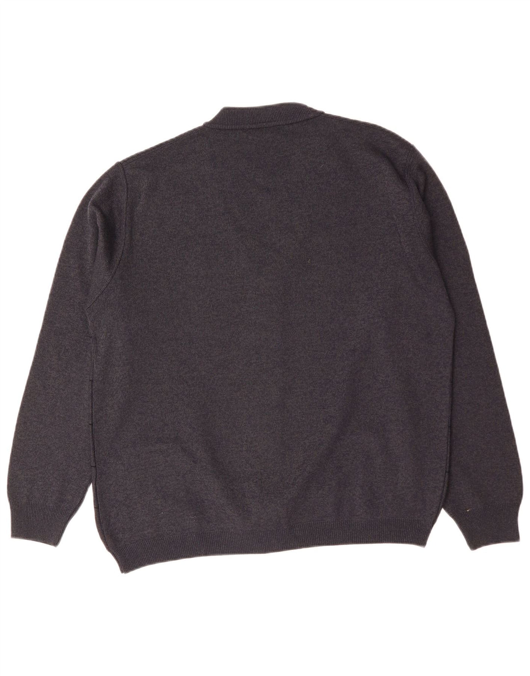 RODES Maglione cardigan da uomo in lana a quadri grigi grandi