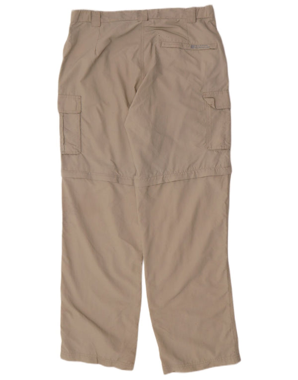 Pantaloni cargo dritti da donna Mountain Warehouse UK 14 Large W32 L31 Beige