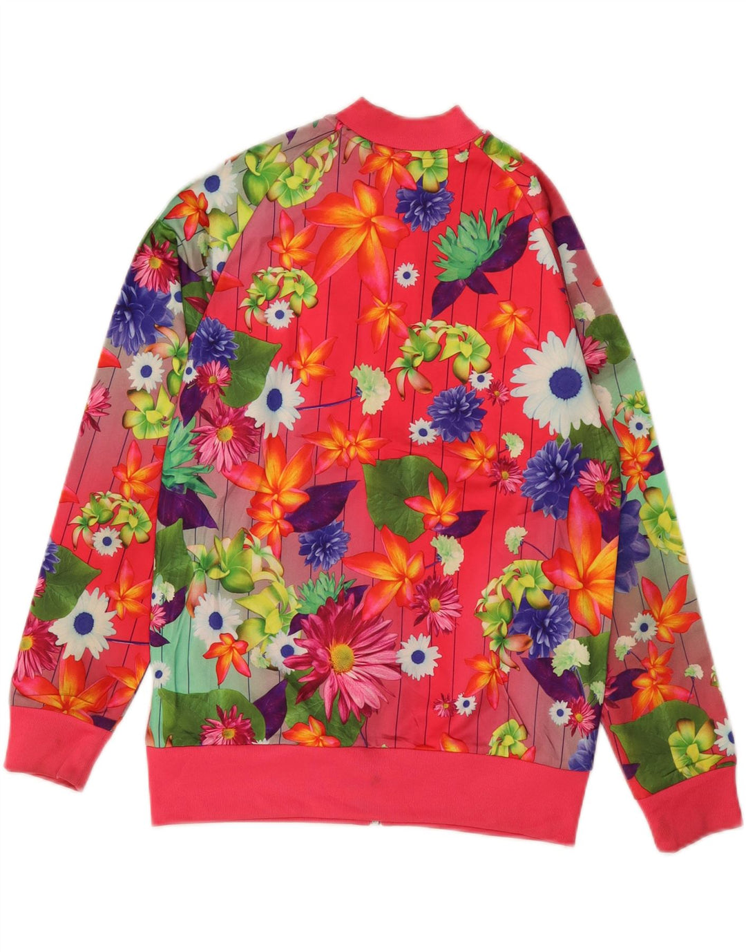 ADIDAS Giacca Top della Tuta da Ragazza 12-13 Anni Multicolore Floreale