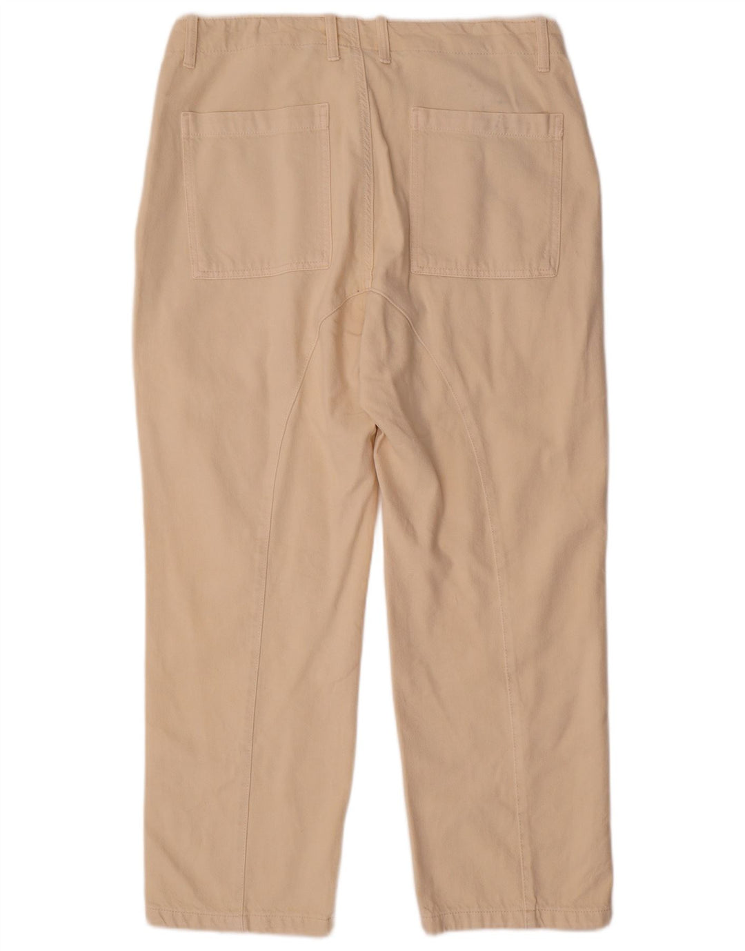 Pantaloni chino dritti da donna Zara grandi W30 L28 Beige