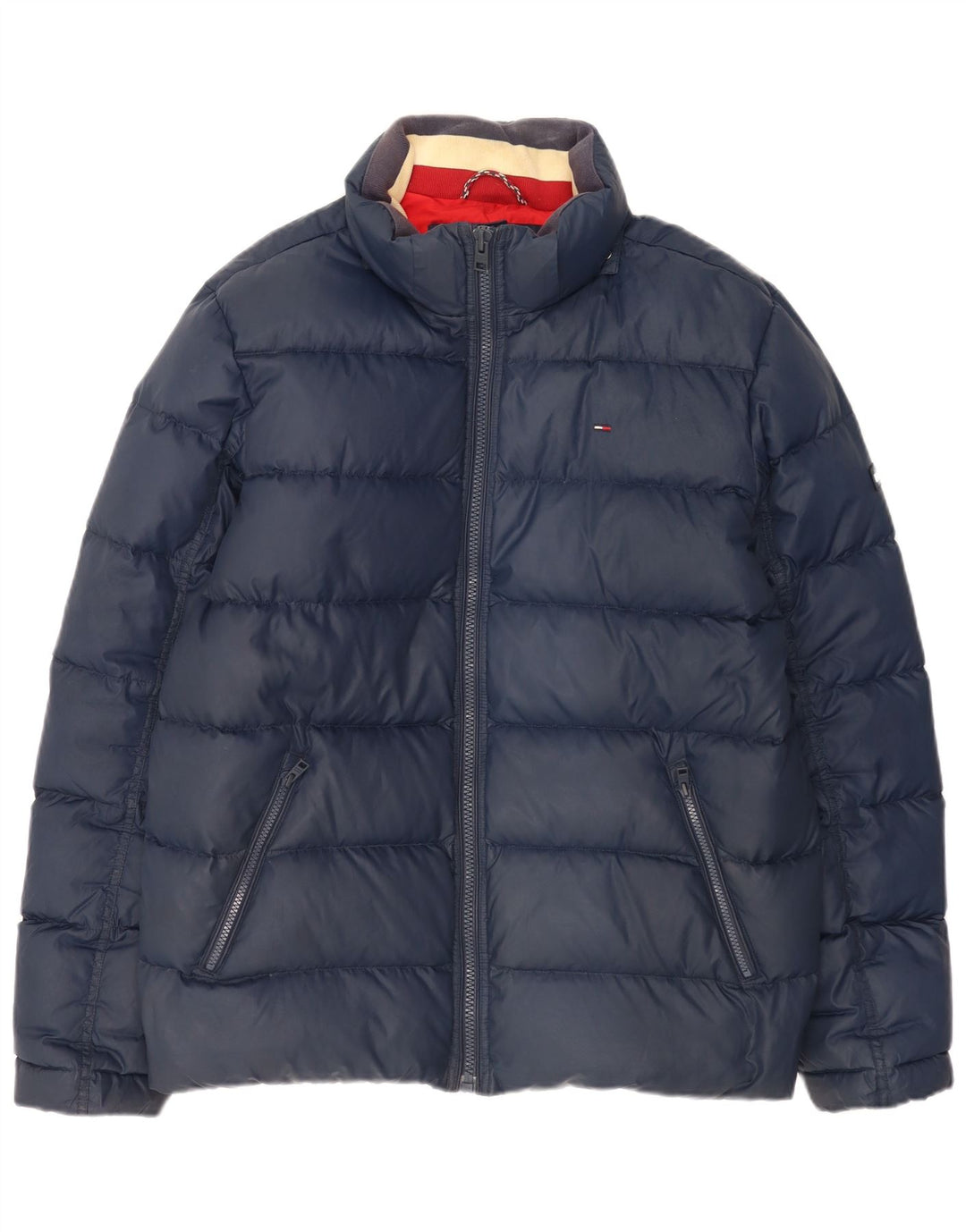 Giacca imbottita da uomo Tommy Hilfiger UK 44 2XL poliestere blu navy