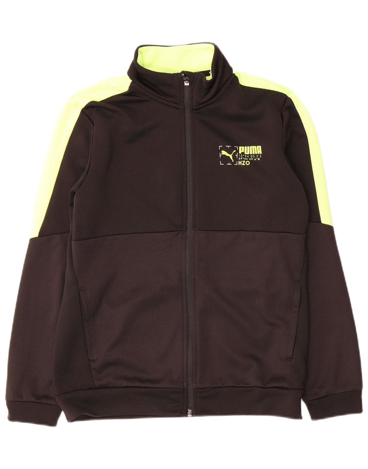 Giacca da tuta da ragazzo Puma 13-14 anni Colorblock nera