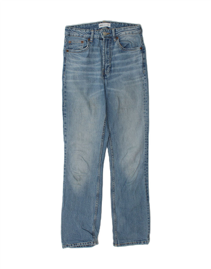 ZARA Womens Straight Jeans EU 36 XS W26 L30 Blue Vintage Zara and Second-Hand Zara from Messina Hembry 