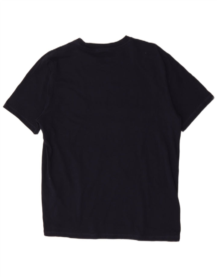 T-shirt da uomo Ellesse Top in cotone blu navy medio