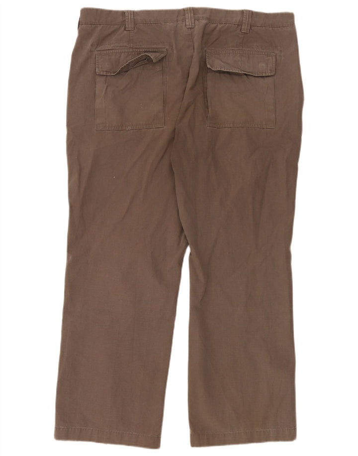 Pantaloni chino dritti Marks & Spencer da uomo blu Harbour W40 L27 grigi