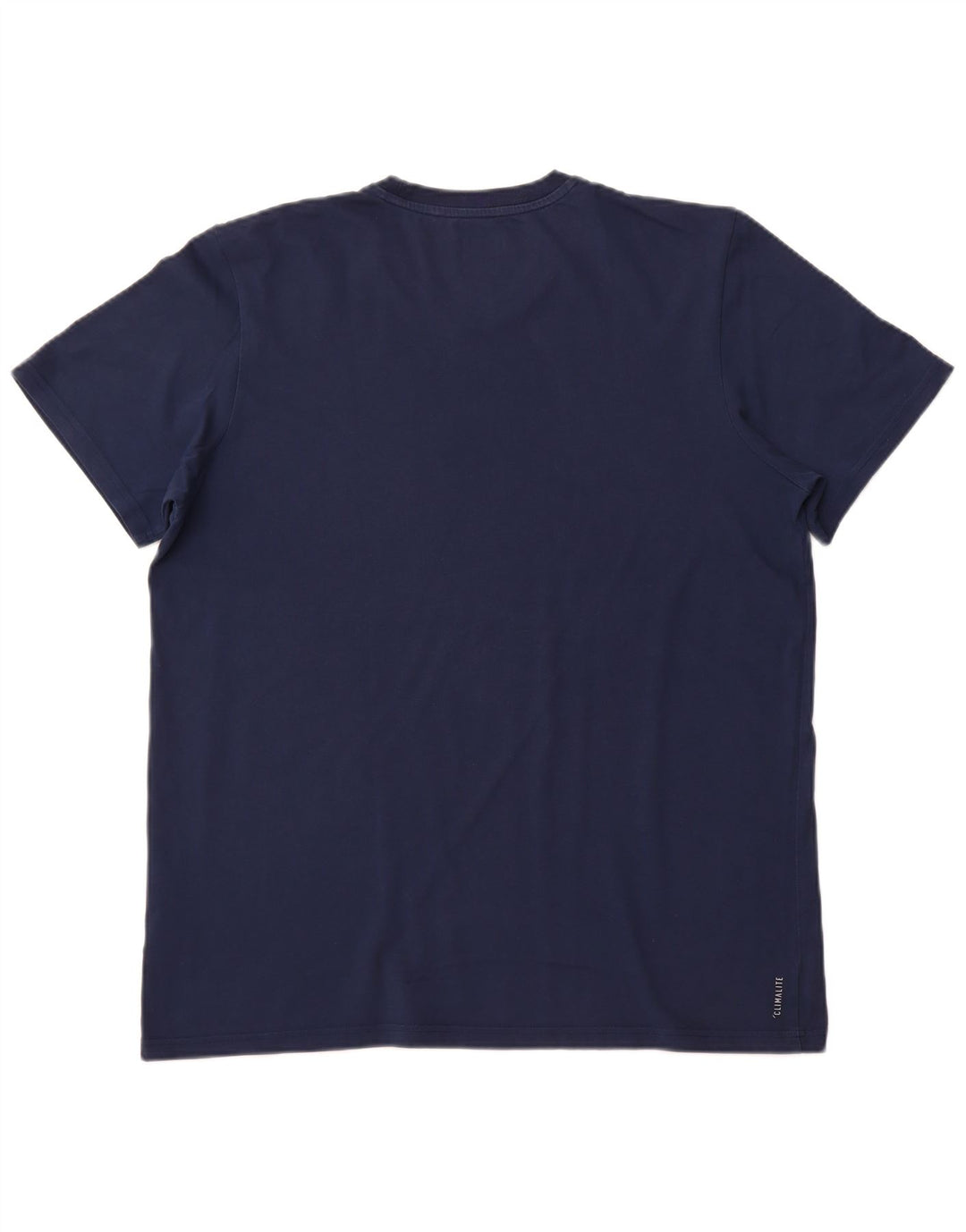T-shirt ADIDAS da uomo Climalite Top XL in cotone blu navy