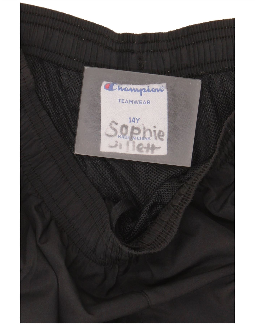 Pantaloni da tuta da ragazzo Champion 13-14 anni in poliestere nero