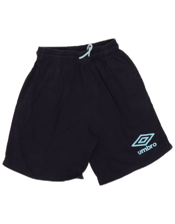 Pantaloncini sportivi da uomo Umbro medio in cotone blu navy