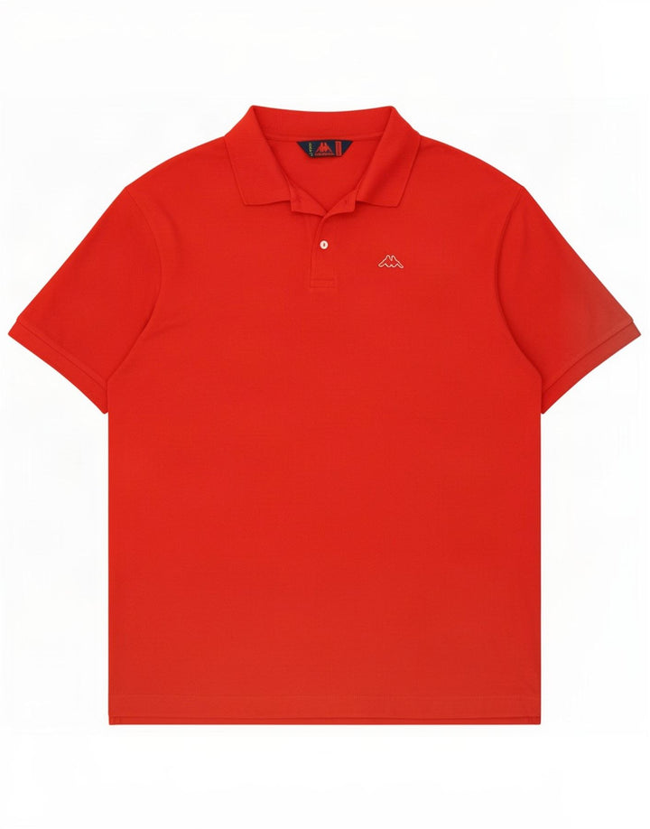 Polo Kappa da uomo 2XL rossa