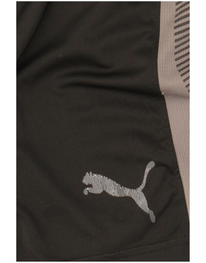 Pantaloncini sportivi grafici PUMA da uomo color block medio nero