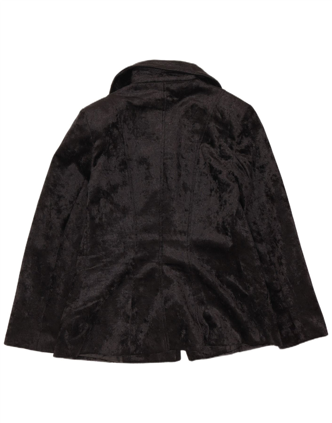 Giacca blazer doppiopetto da donna Sportstaff UK 14 grande poliestere nero