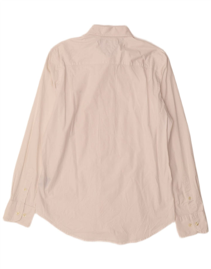 TOMMY HILFIGER Camicia da uomo su misura in cotone bianco medio