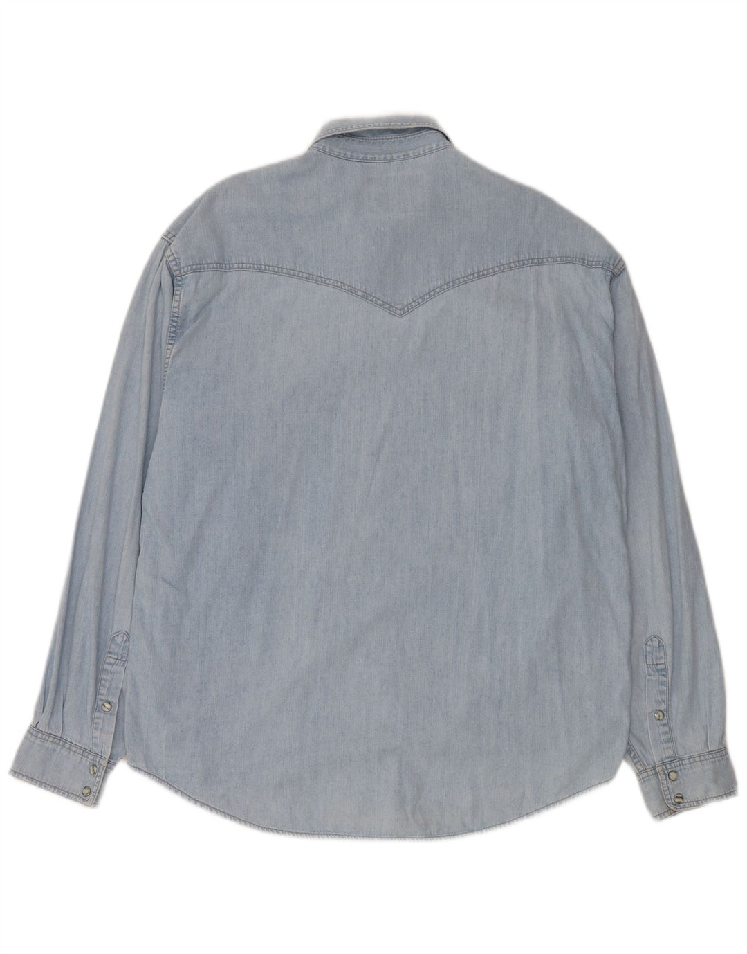 Camicia di jeans da uomo Wrangler XL in cotone blu