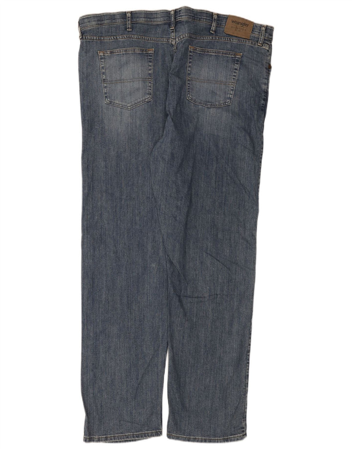 Jeans dritti da uomo Wrangler W46 L32 cotone blu
