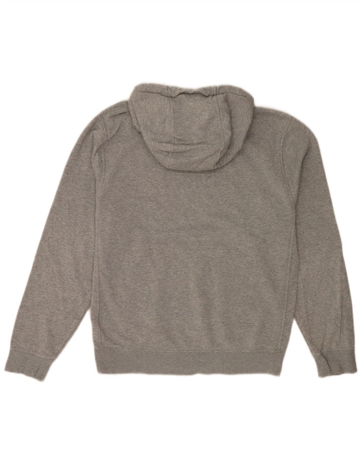 Felpa con cappuccio Nike Graphic Regular Fit da uomo, piccola, in cotone grigio
