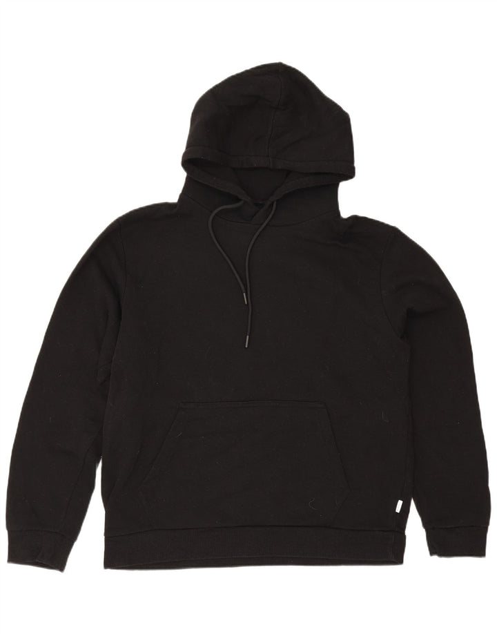 Maglione con cappuccio da uomo Jack & Jones grande poliestere nero