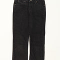 WRANGLER Womens Cropped Jeans W34 L24 Black Cotton Vintage Wrangler and Second-Hand Wrangler from Messina Hembry 