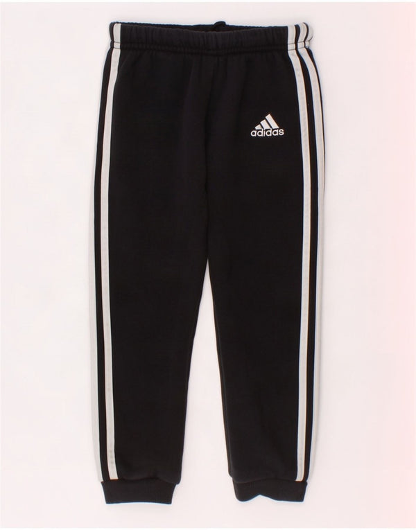 Pantaloni da tuta da jogging Adidas da bambino 18-24 mesi in cotone nero