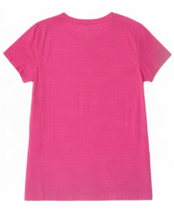 T-shirt grafica da donna Puma UK 12 rosa medio