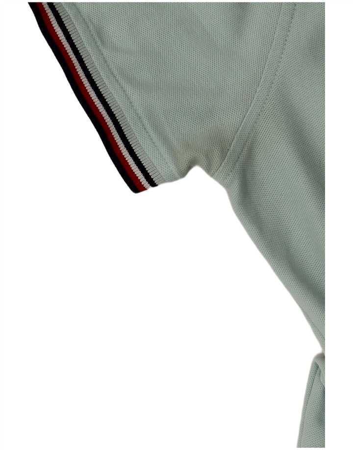 Polo da uomo Regular Fit Tommy Hilfiger in cotone turchese medio