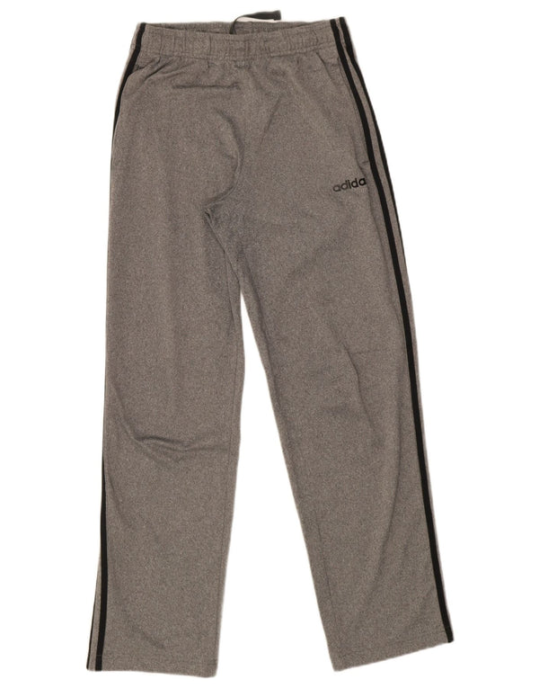 Pantaloni da tuta Adidas da uomo piccoli in poliestere grigio