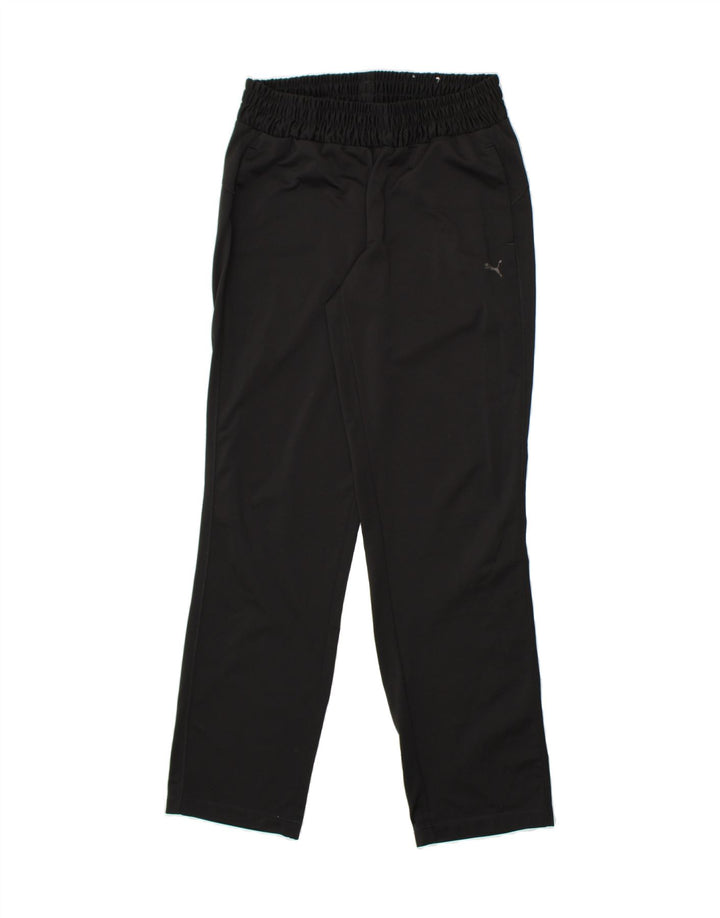 PUMA Womens Tracksuit Trousers UK 12 Medium Black Polyester Vintage Puma and Second-Hand Puma from Messina Hembry 