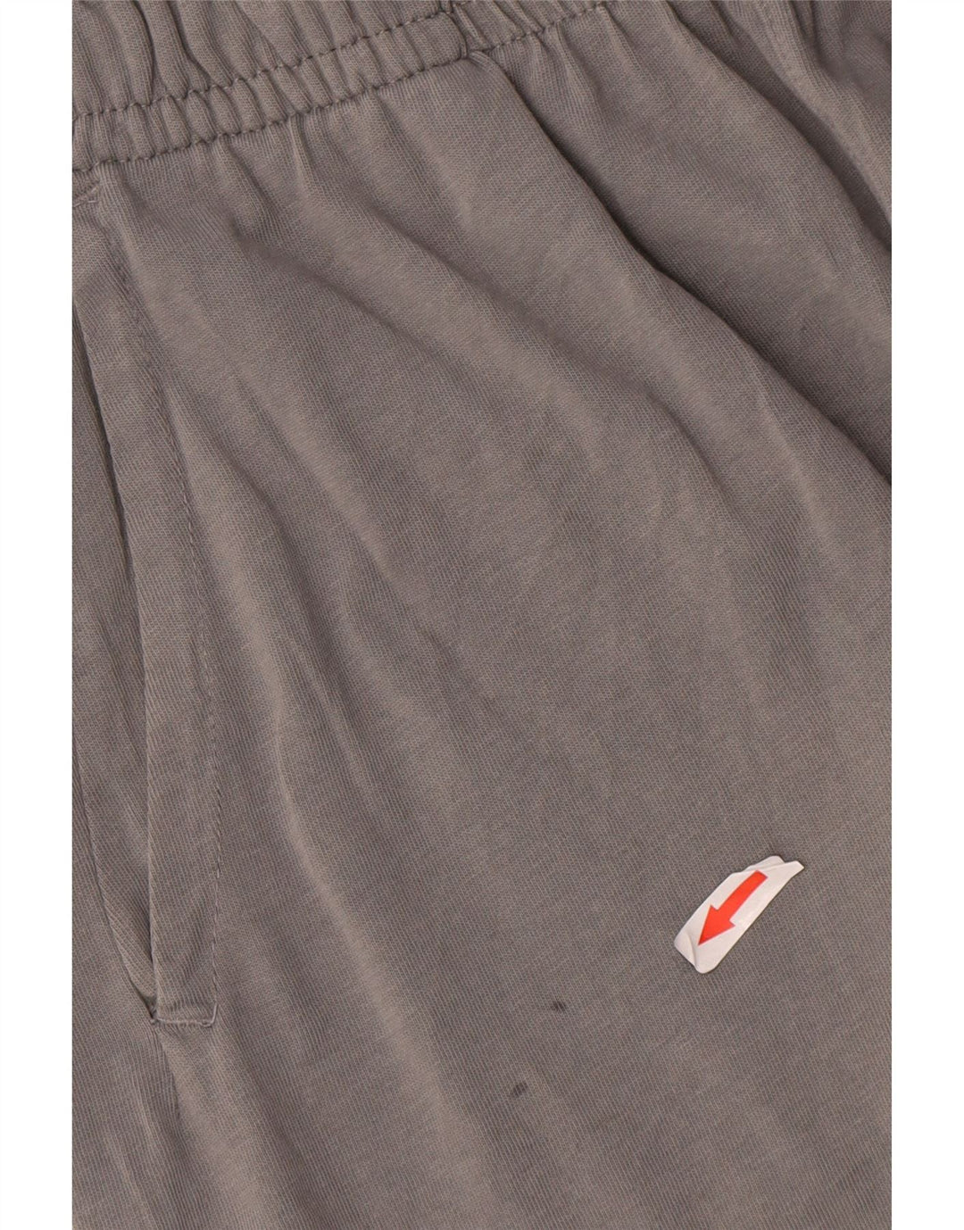 Pantaloncini sportivi Nike da uomo in cotone grigio medio