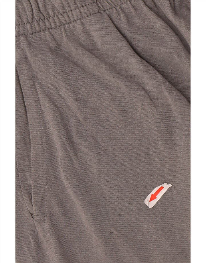 Pantaloncini sportivi Nike da uomo in cotone grigio medio