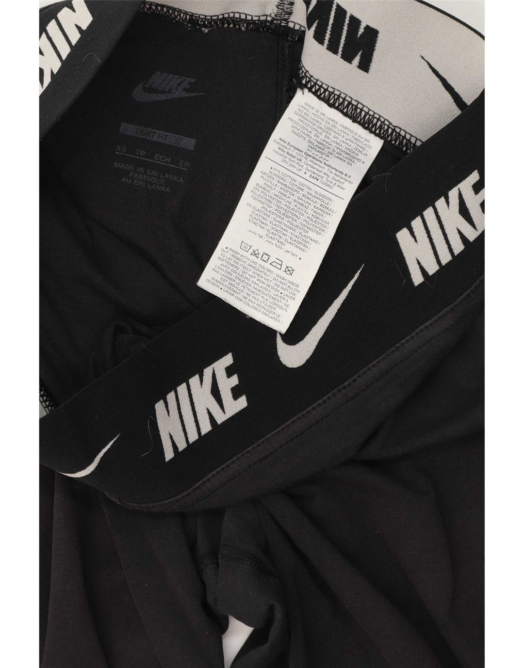 Leggings Nike da donna UK 6 XS cotone nero