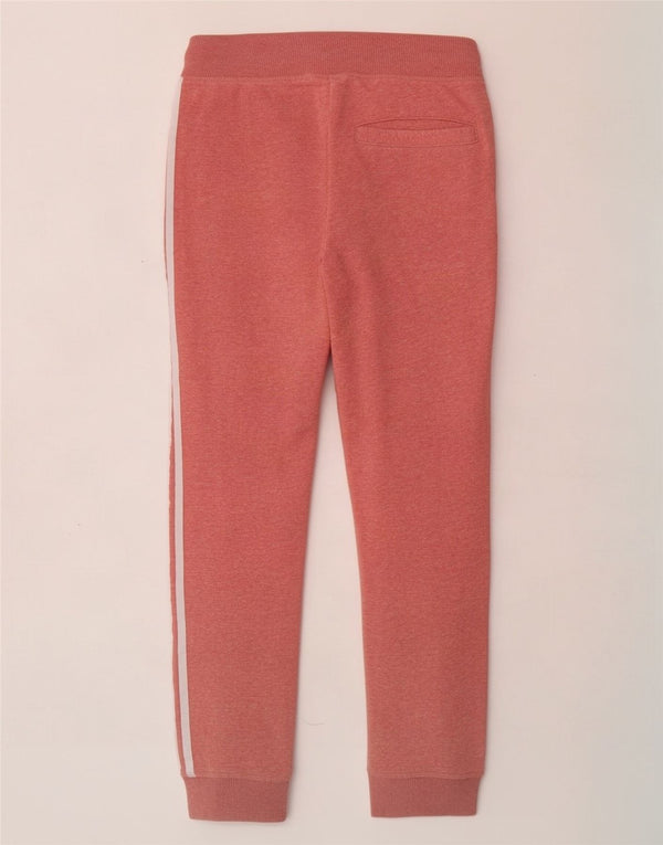 Pantaloni da tuta da donna Adidas Joggers UK 6 XS cotone screziato rosa