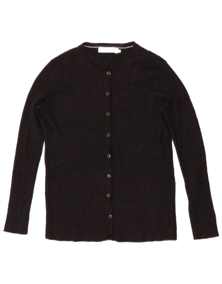Maglione cardigan da donna John Lewis UK 14 Viscosa nera media