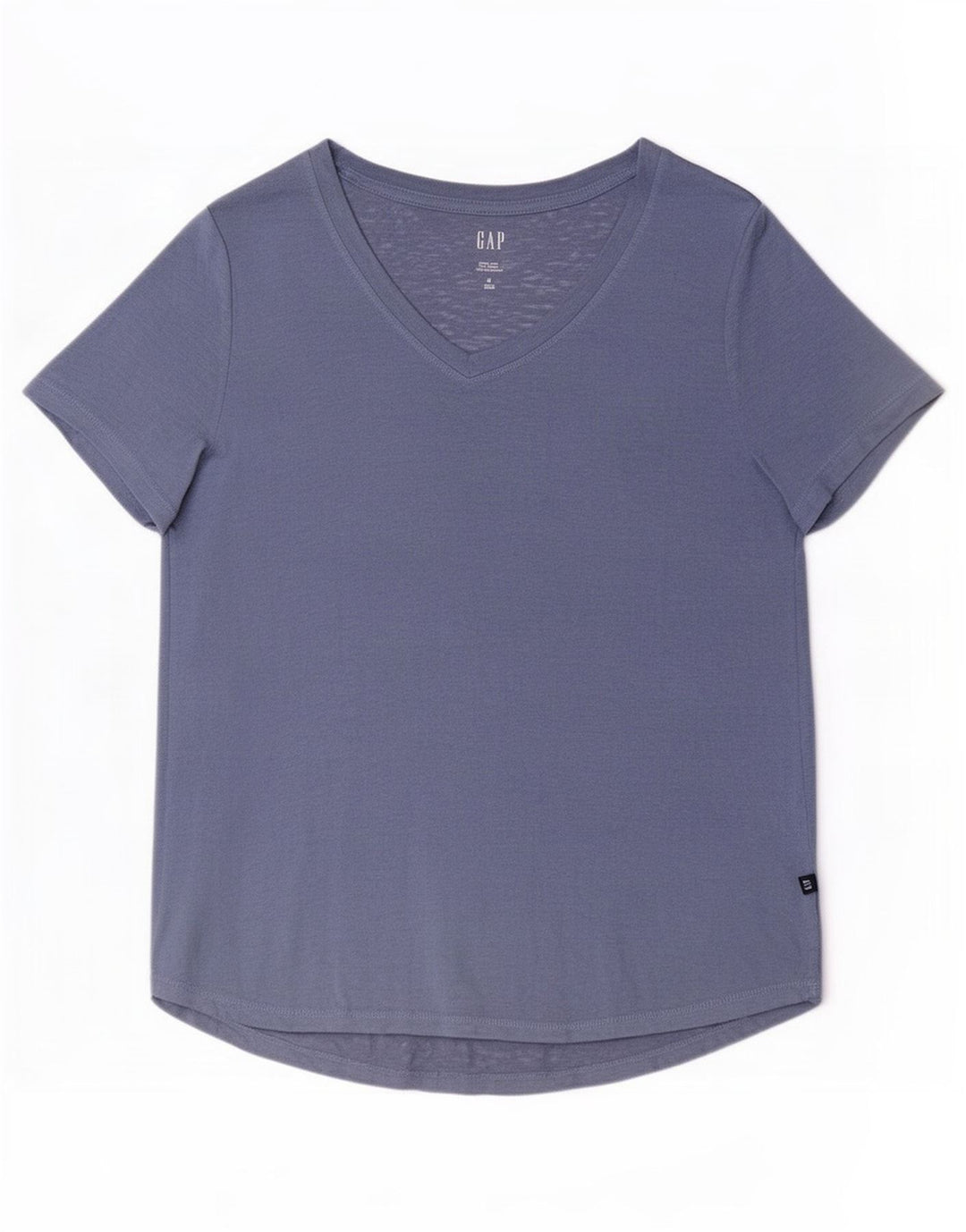 Gap T-shirt da donna Top UK 14 blu medio modal