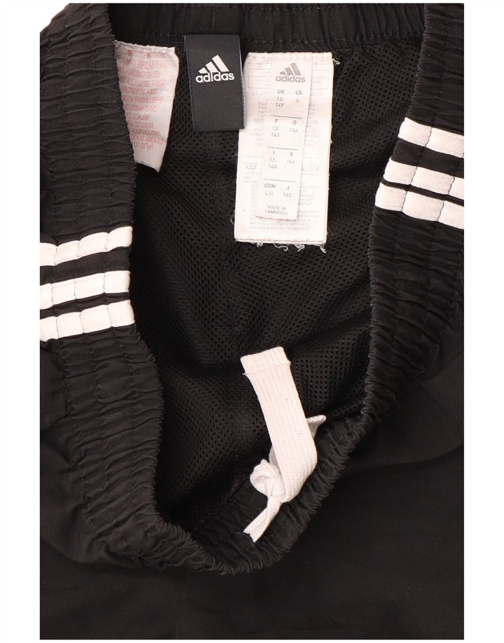 Pantaloncini sportivi ADIDAS da bambino 13-14 anni in poliestere nero
