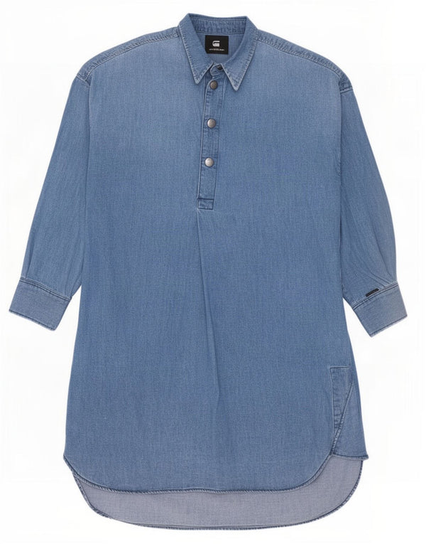 Abito in denim oversize a maniche lunghe da donna G-Star UK 6 XS cotone blu