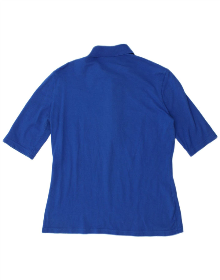 Polo da donna LACOSTE taglia 40 cotone blu medio