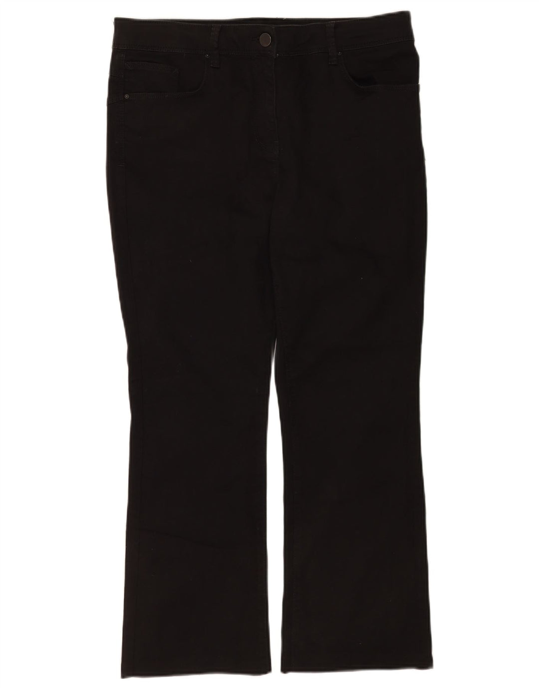 Jeans Bootcut da donna Marks & Spencer UK 16 Large W34 L26 Cotone nero