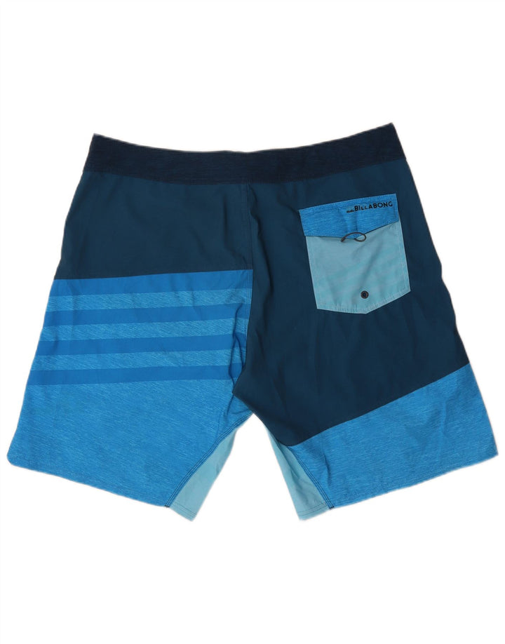Pantaloncini da bagno da uomo Billabong XL blu in poliestere color block