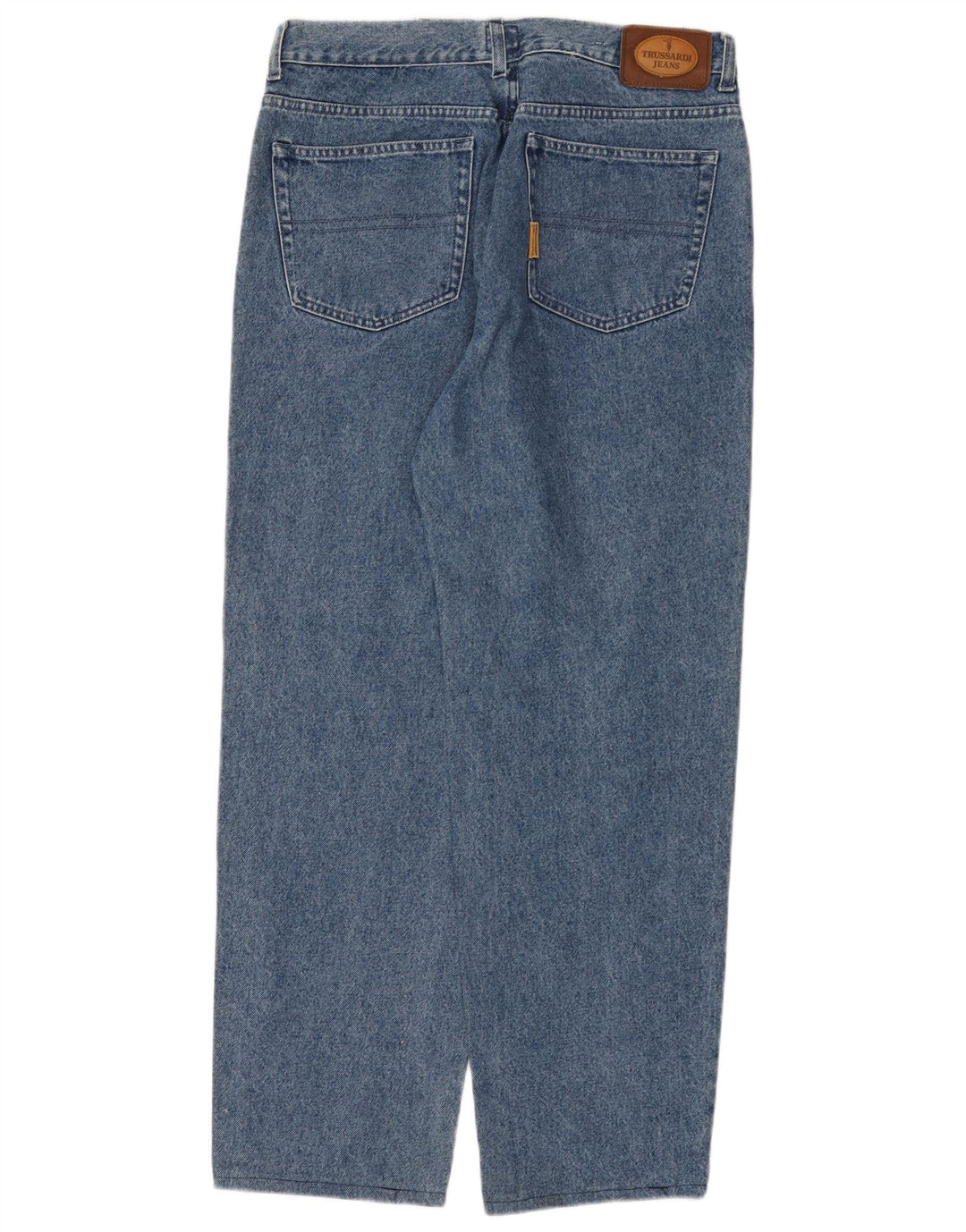 Jeans Straight Uomo Trussardi W34 L31 Blu Cotone