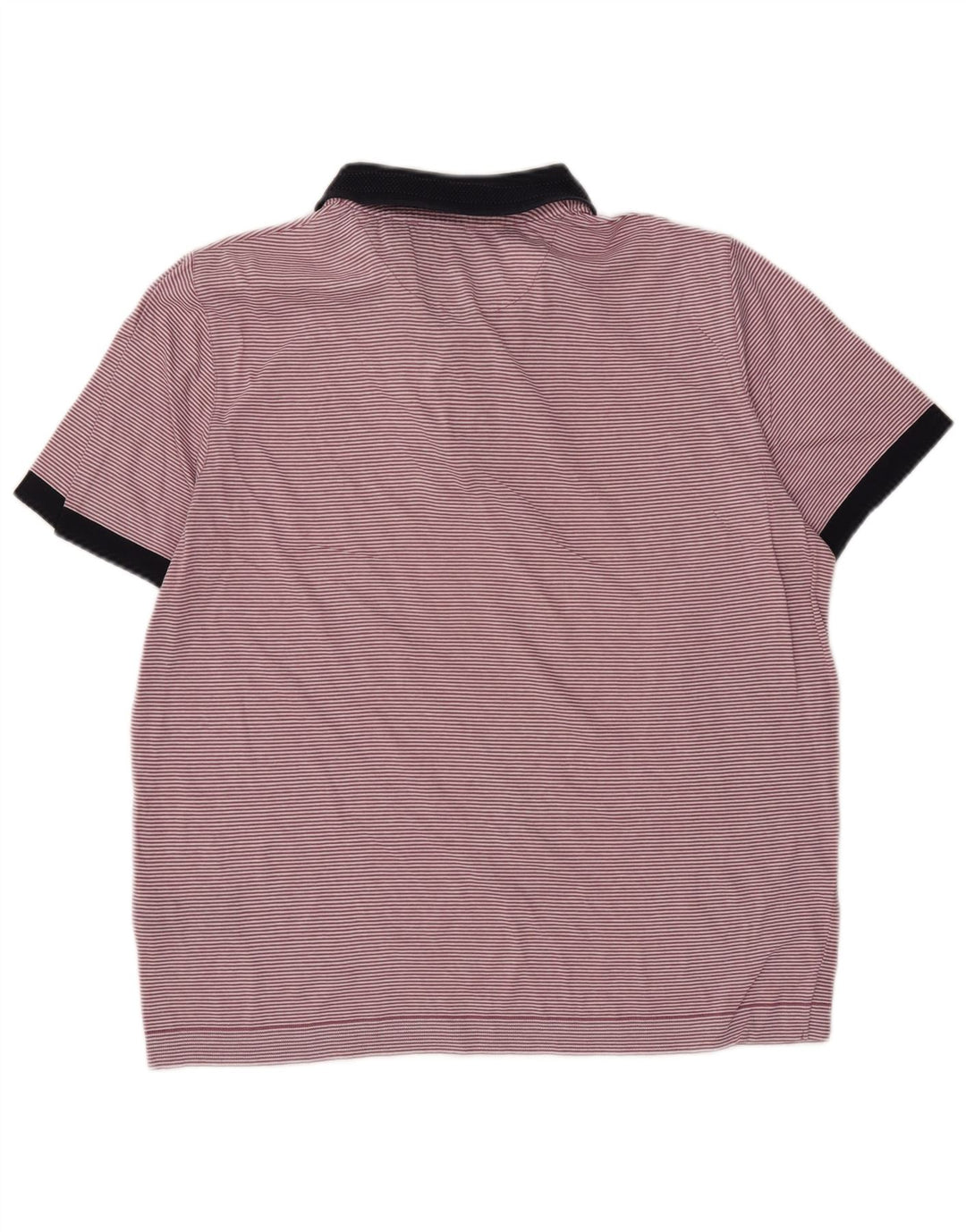 Polo da uomo TED BAKER taglia 5 XL cotone gessato rosa