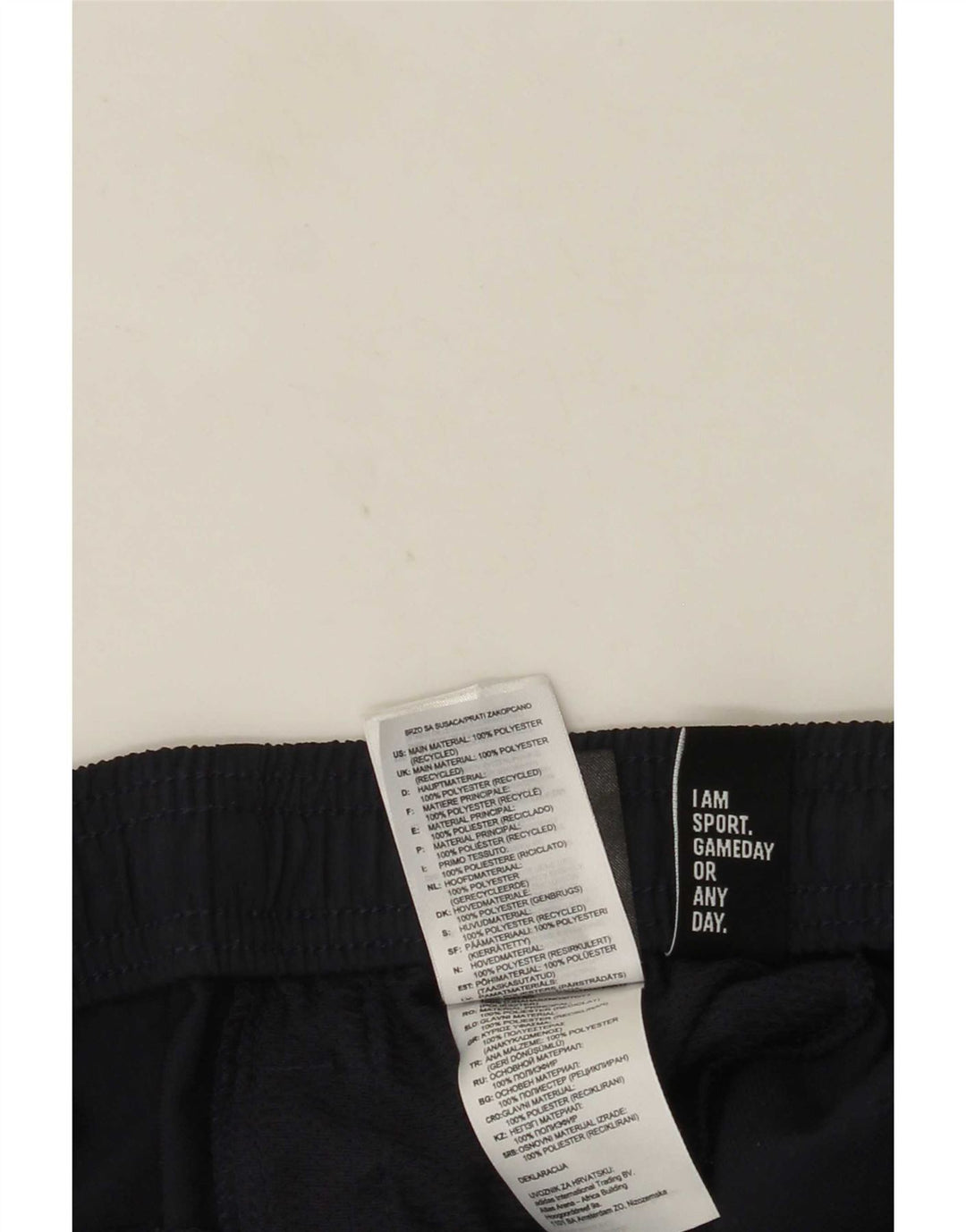 Pantaloni da tuta da uomo Adidas XL poliestere blu navy