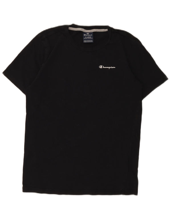 Maglietta Champion da bambino 13-14 anni XL in cotone nero