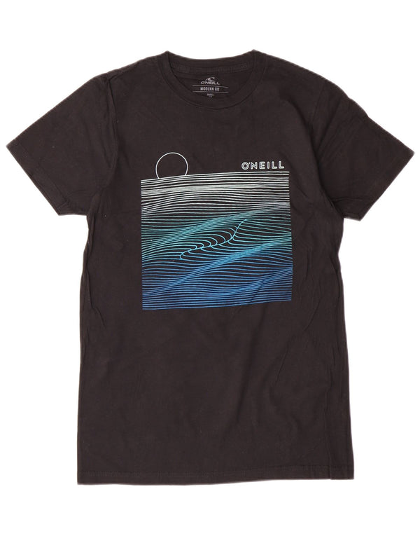 T-shirt grafica da uomo O'Neill Modern Fit, piccola, in cotone nero