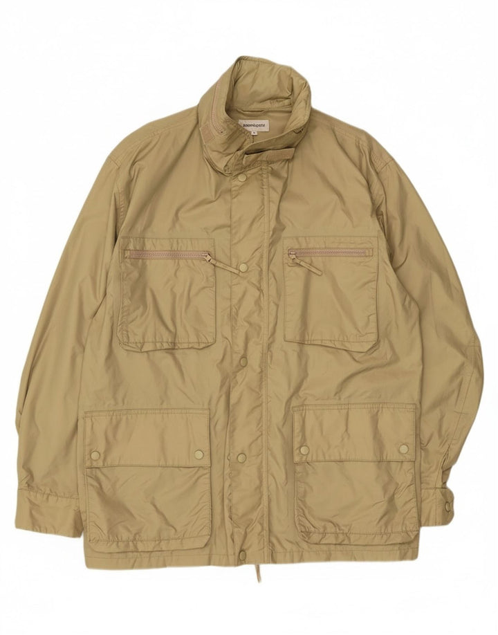 Alberto Aspesi Giacca da uomo con cappuccio UK 40 Large Verde Nylon